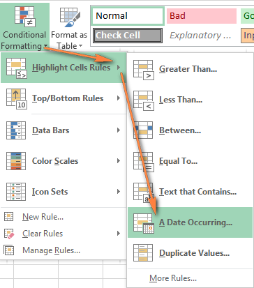 outlook for mac conditional formatting